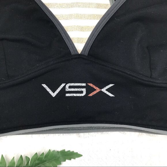 Victoria Secret Sport Black Cross Back Athletic Sports Bra - Picture 2 of 11